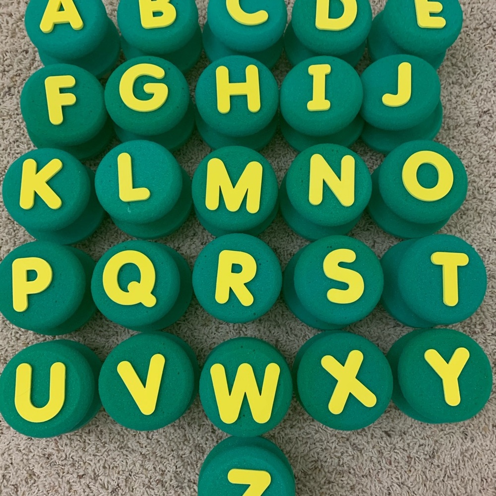 Lakeshore Learning Alphabet and Number Stamps